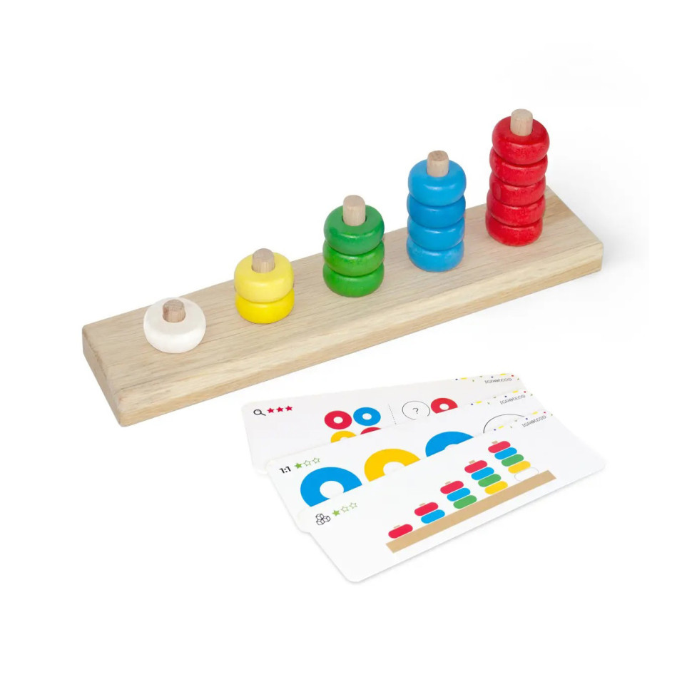 Дитяча розвиваюча гра "Пірамідка-лічилочка" Igroteco 900439 Вінниця - фото 1