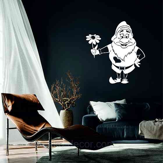 Декоративное настенное Панно «Гномик», Декор на стену 70*66 см Киев