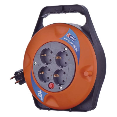 Мережевий подовжувач EMOS катушка 4 роз., 10 м (P19510) Вінниця - фото 4