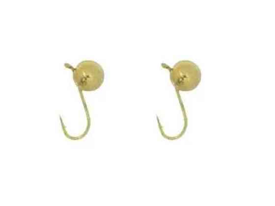 Мормишка вольфрам Шар с ушком 3мм 0.27г gold (2шт/уп) ТМ FISHING ROI Киев