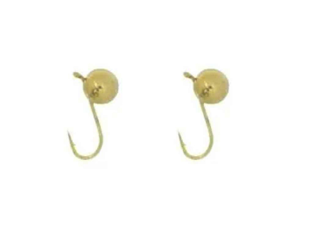 Мормишка вольфрам Шар з вушком 3мм 0,27г gold (2шт/уп) ТМ FISHING ROI Київ - фото 1
