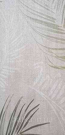 Обои винил на флизелине горячего тиснения DUKA Selective1.06х10 листья папоротника.зеленые на бежевом  DK32250 Киев