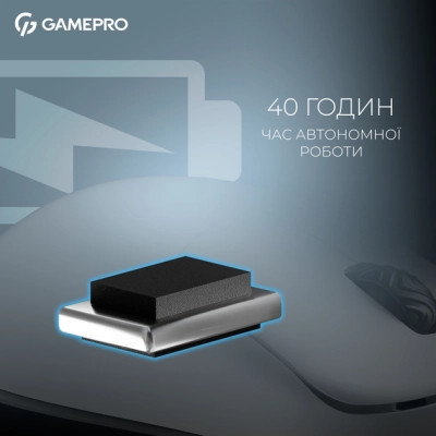 Мышка GamePro Asgard Loki Wireless/USB White (GM022W) Винница - изображение 4