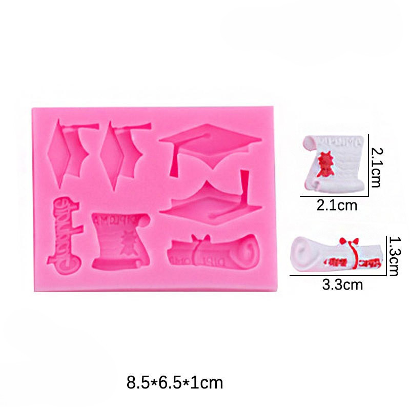 Молд силиконовый конфедератки 85 на 65 мм розовый Киев - изображение 2