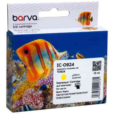 Картридж Barva Epson T0924/T1084 (C13T10844A10) 490ст, yellow (IC-0924) Винница