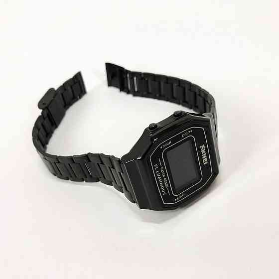 Годинники військові з офіційною гарантією SKMEI 1647BK, Армійський NO-823 годинник протиударний Київ