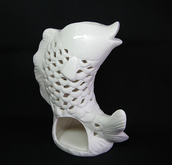 Аромалампа для для эфирных масел белая Рыба Киев - изображение 2