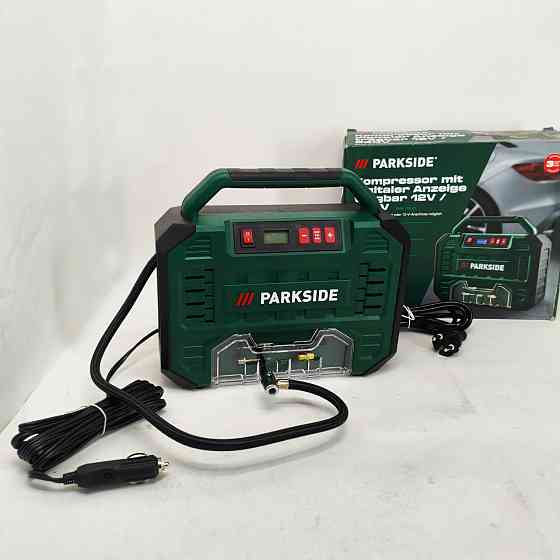 Автомобільний компресор 12/220в Parkside PMK 150 A1 компресор для підкачування коліс PY-56 Львів