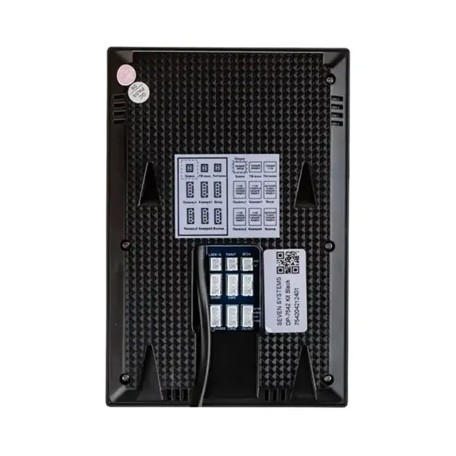 Комплект домофона 4 дюйма с вызывной панелью SEVEN DP-7541/07Kit black Киев - изображение 12