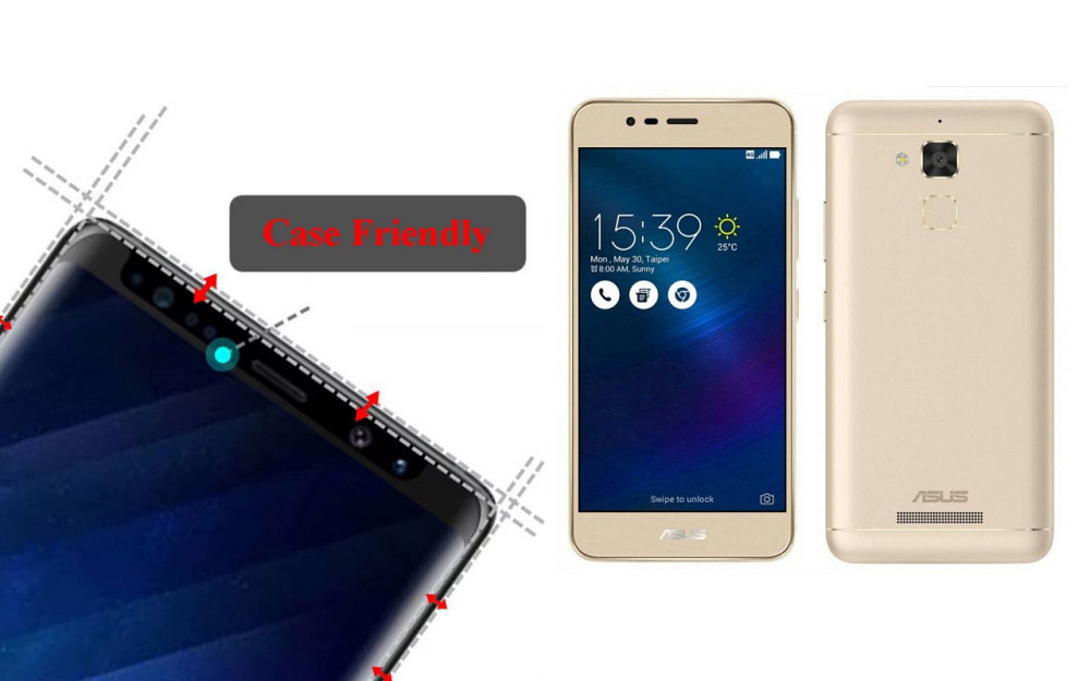 Защитное стекло HyperGlass Pro для Asus ZenFone 3 Max – максимальная чувствительность и защита Киев - изображение 4