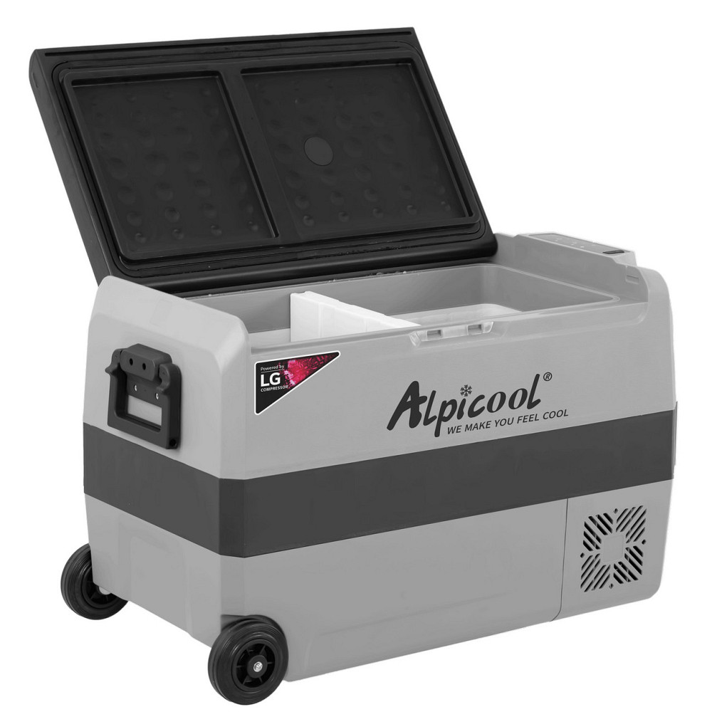 Компрессорный автохолодильник Alpicool T50 (LG) (двухкамерный, 50 литров). До -20 ℃. Питание 12, 24, 220 Вольт Киев - изображение 4