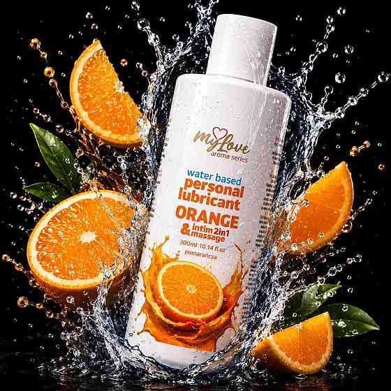 2в1 лубрикант та масажний гель - MyLove Aroma Series Intim&Massage Orange, 300 мл Sex Aura Київ
