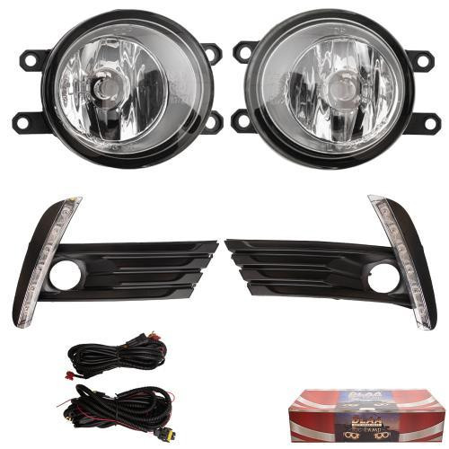 Додаткові фари Toyota Corolla 2016-2018 TY-577L1-A з H11 12V55W, DRL 3W, протитуманні + DRL + поворотник, ел.проводка Харків - фото 1