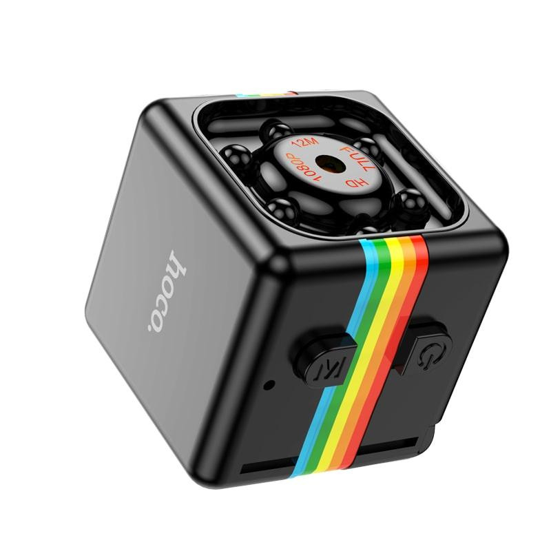 Камера портативна HOCO DI13 1080p, TF, чорна Вінниця - фото 3