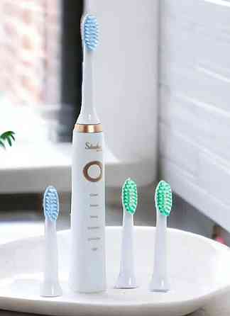 Электрическая зубная щетка Shuke SK-601 c 4 насадками на аккумуляторе. Киев
