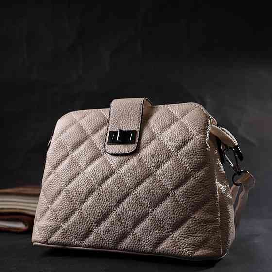 Вишукана сумка для стильних жінок із натуральної шкіри Vintage 22414 Біла Київ