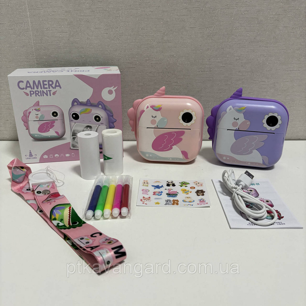 Фотоаппарат принтер детский 