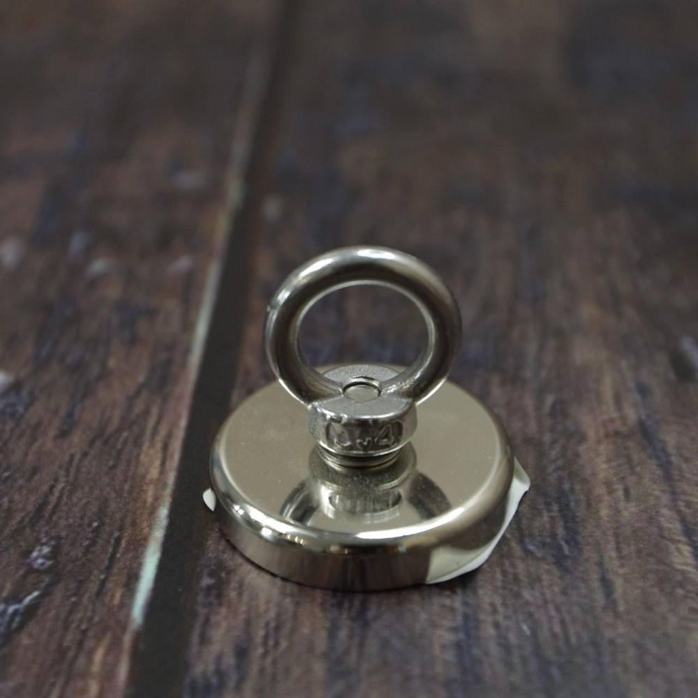 Пошуковий неодимовий магніт з кільцем 42мм,до 55кг,у корпусі SBR Київ - фото 8