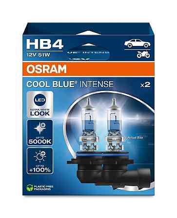 Комплект галогенових ламп OSRAM HB4 9006CBN-2HB Cool Blue Intense NG +100% 5000K 51W 12V P22d (2 шт) Харьков