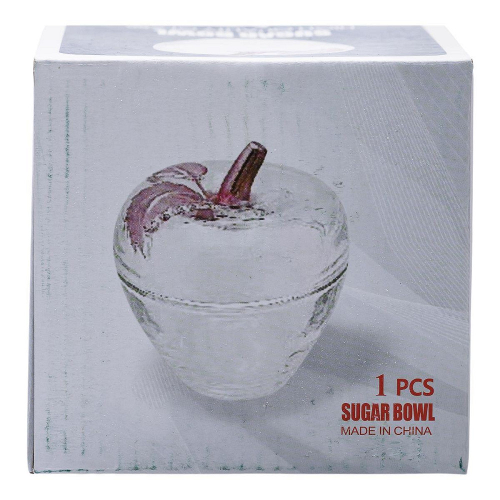 Конфетница яблоко стеклянная с крышкой Ø 9.5 см Киев - изображение 5