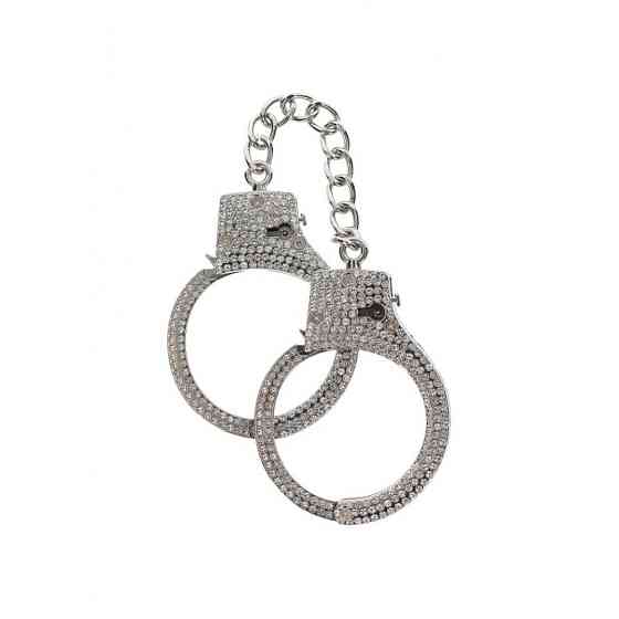 Наручники з камінням Diamond Wrist Cuffs Silver Taboom Sex Aura Київ