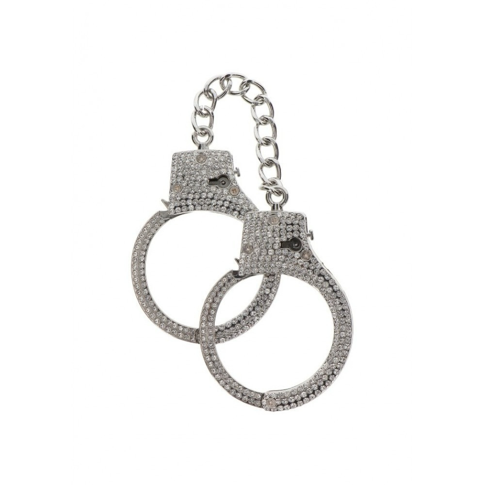 Наручники с камнями Diamond Wrist Cuffs Silver Taboom Sex Aura Киев - изображение 3