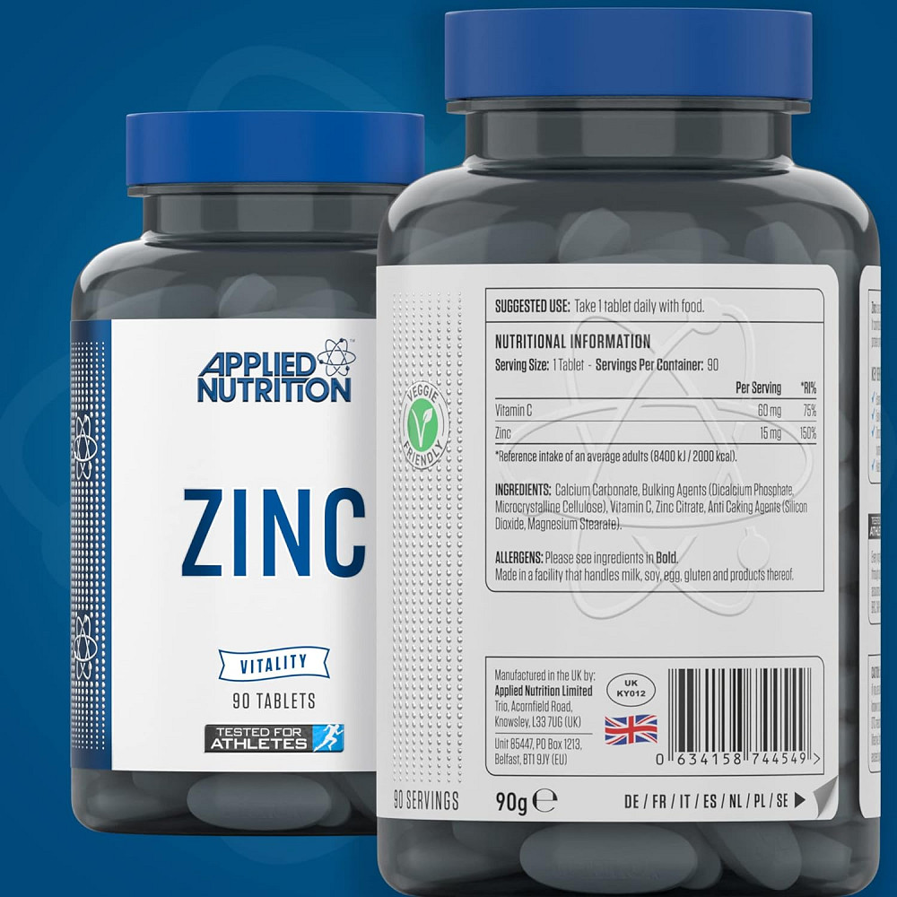 Цинк Applied Nutrition ZINC 90 TABLETS Луцк - изображение 2