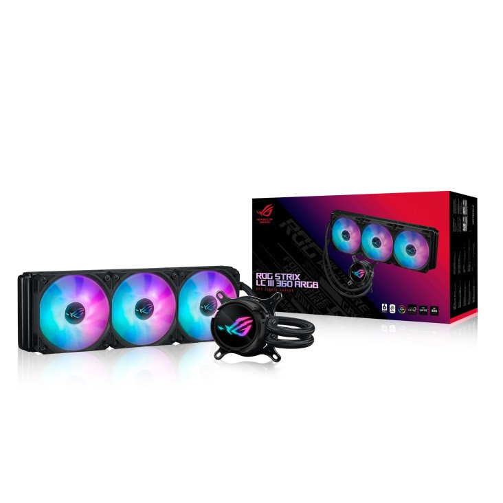 Система водяного охолодження Asus ROG Strix LC III 360 ARGB (90RC00T1-M0UAY0) ( Чорний ) Харків - фото 7