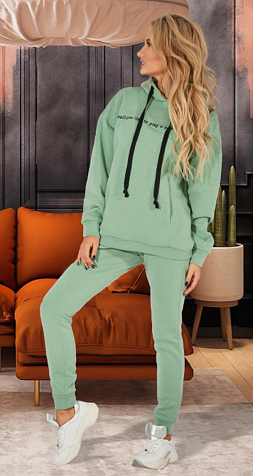 Женский стильный тёплый костюм на флисе (50) Киев - изображение 2