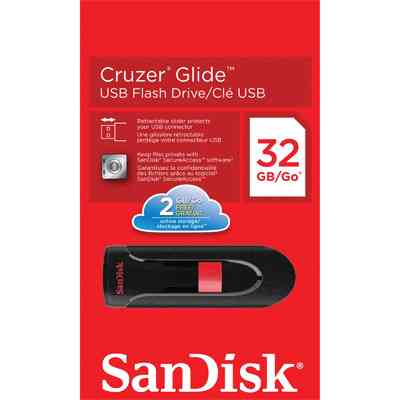 USB флеш накопитель SanDisk 32Gb Cruzer Glide (SDCZ60-032G-B35) Винница