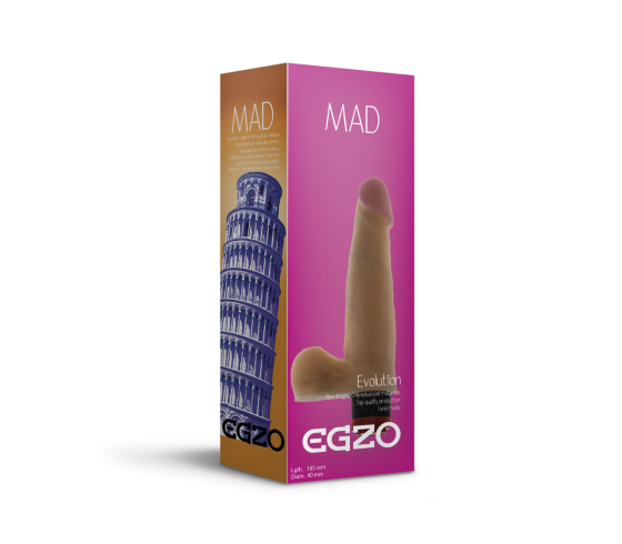 Вібратор EGZO Ciberskin V003 ( 18,5 см х 4 см ) Sex Aura Київ