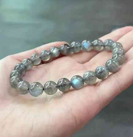 Браслет из лабрадорита – натуральный камень, 8 мм Киев