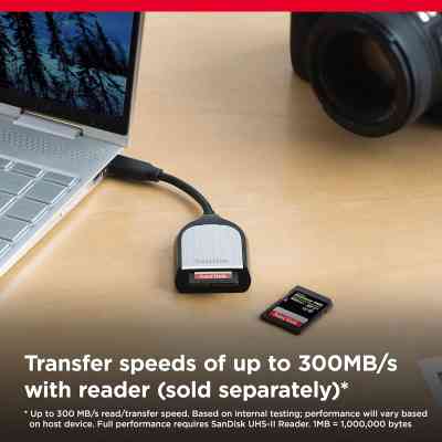 Карта памяти SanDisk 128GB SD class 10 UHS-II U3 V90 Extreme Pro (SDSDXDM-128G-GN4IN) Винница