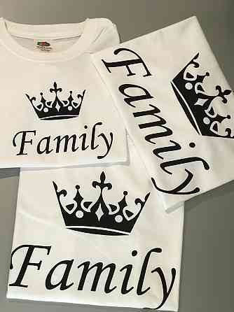 Футболки в стилі Family look для мами, тата та дитини Family Чернівці