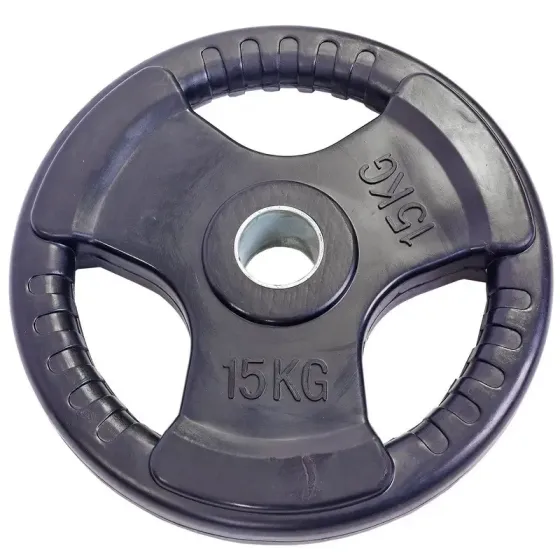 Диск обрезиненный для олимпийской штанги 15 кг Рекорд TA-5706-15 Киев