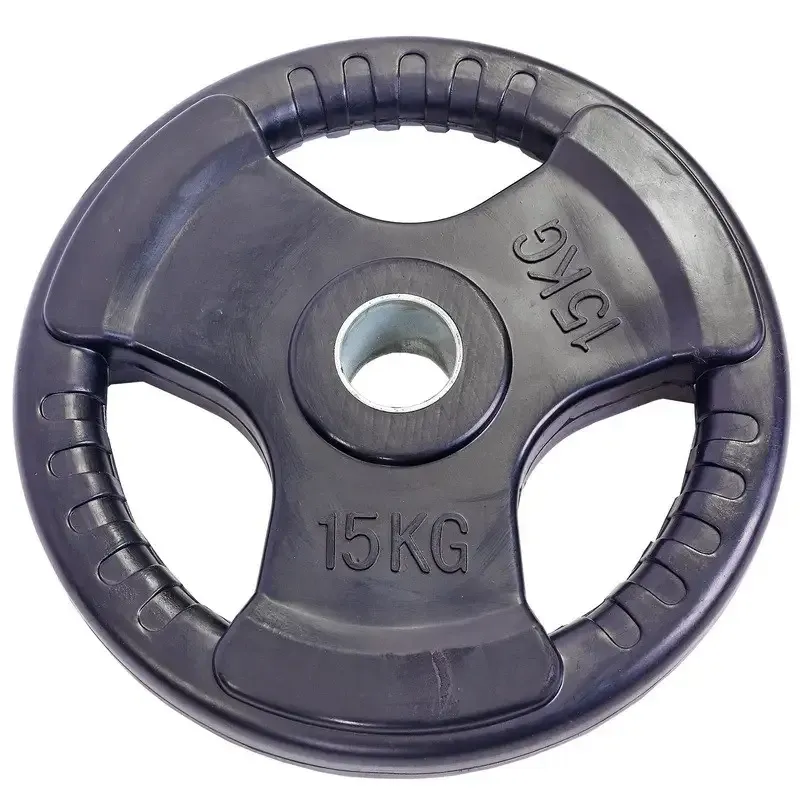 Диск обгумований для олімпійської штанги 15 кг Рекорд TA-5706-15 Київ - фото 2