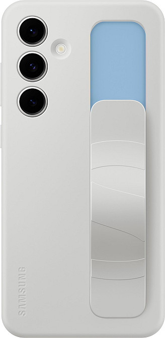 Чохол-накладка Samsung Standing Grip Case для Samsung Galaxy S24 FE SM-S721 Gray (EF-GS721CJEGWW) ( Сірий ) Харьков - изображение 3