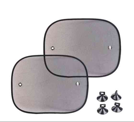 Шторки на бічні стекла на присосках TH-202S прямокутні (500х380) (пара) Вінниця