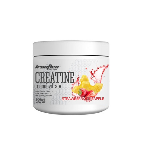 Креатин моногидрат IronFlex Nutrition Creatine Monohydrate 300 g (Strawberry pineapple) Луцк - изображение 1
