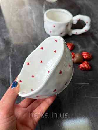 Салатник піала Olens "Міні сердечка" 300 мл кераміка 8030-437 Київ