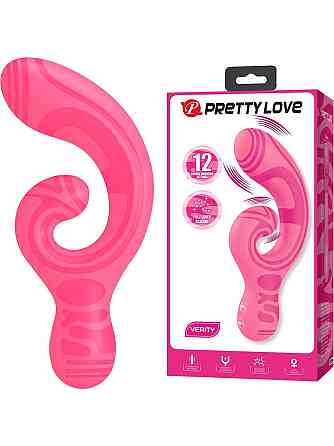 Вибратор-кролик Pretty Love Verity, розовый, 12.5 см х 3.1 см Sex Aura Киев