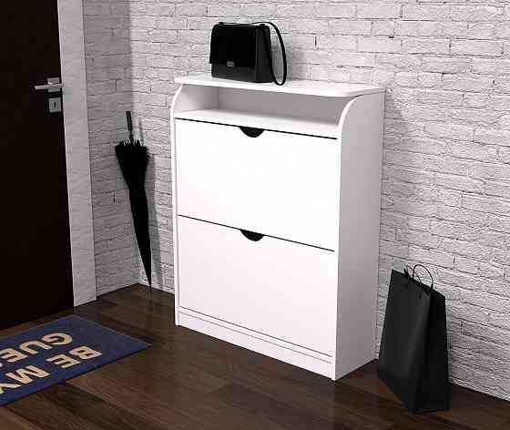 Тумба для обуви №1, Белый, 800/250/1000 Львов