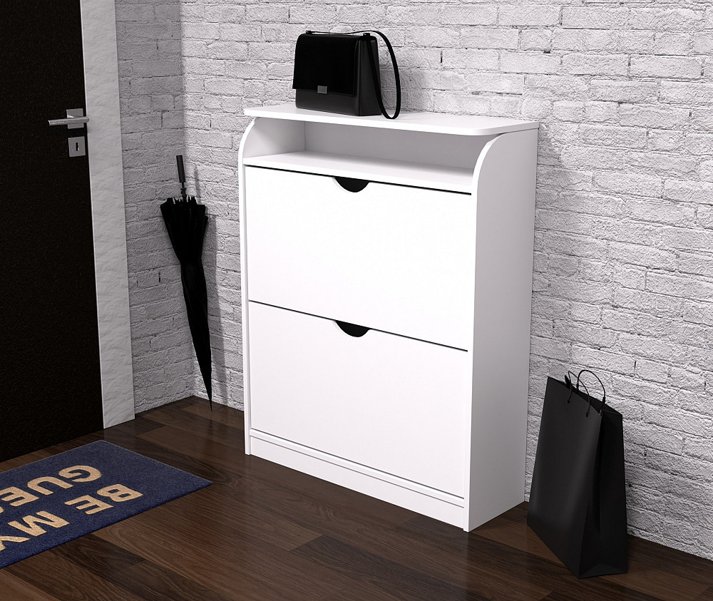 Тумба для обуви №1, Белый, 800/250/1000 Львов - изображение 3