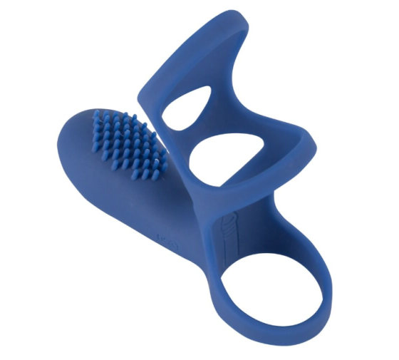 Насадка з вібрацією Rechargeable Couple Sleeve Sex Aura Київ