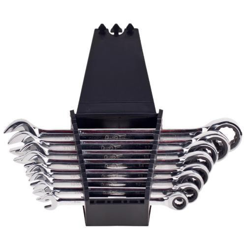 Набір ключів комбінованих, з тріскачковий та карданом 8 предметів , 8-19мм Alloid Одеса - фото 7