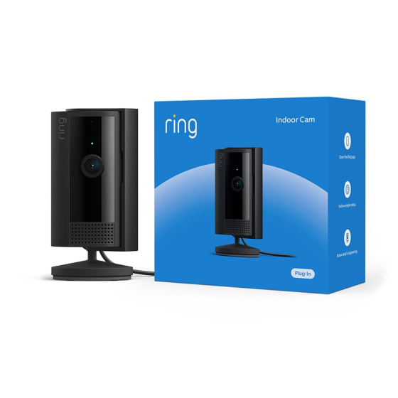 Б/в Компактная HD камера безопасности Ring Indoor Cam SUM4E5 Черного цвета с возможностью подключения Киев