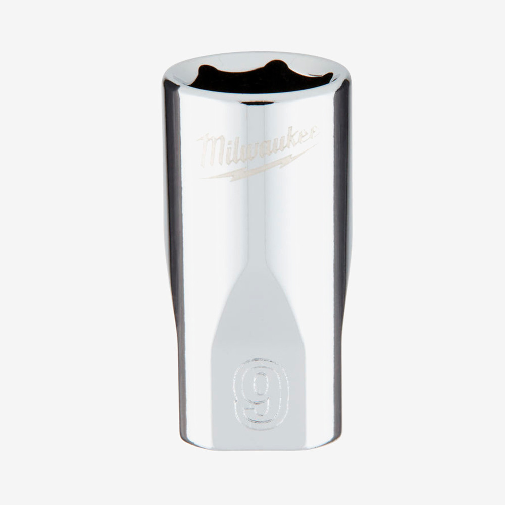 Головка хромированная метрическая 1/4'' MILWAUKEE, 9мм Одесса - изображение 1