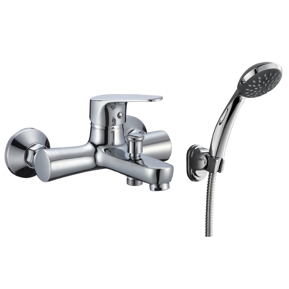 Змішувач для ванни RJ BUTTERFLY з душовим гарнітуром (RBZ074-3) Київ - фото 1