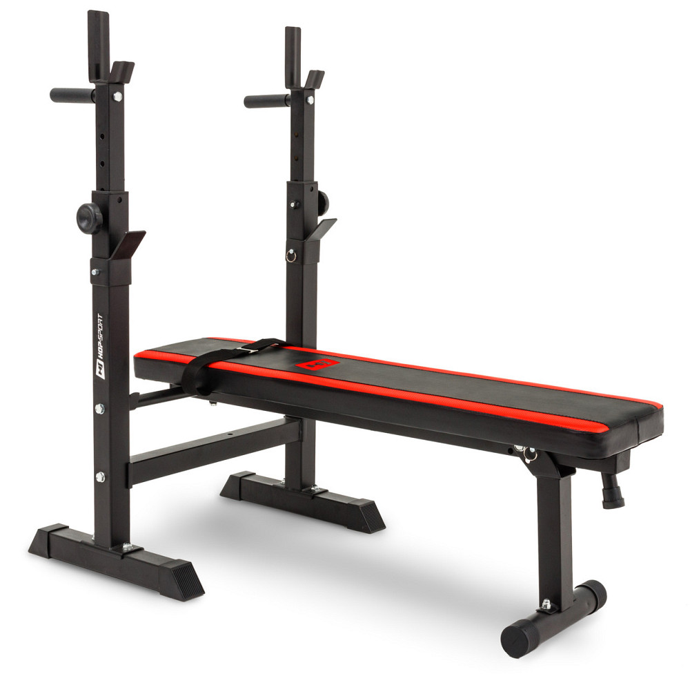 Набір Hop-Sport Premium 69кг з лавою HS-1080 та штангою Киев - изображение 2