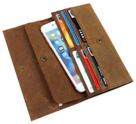 Гаманець Vintage 14406 Коричневий Київ